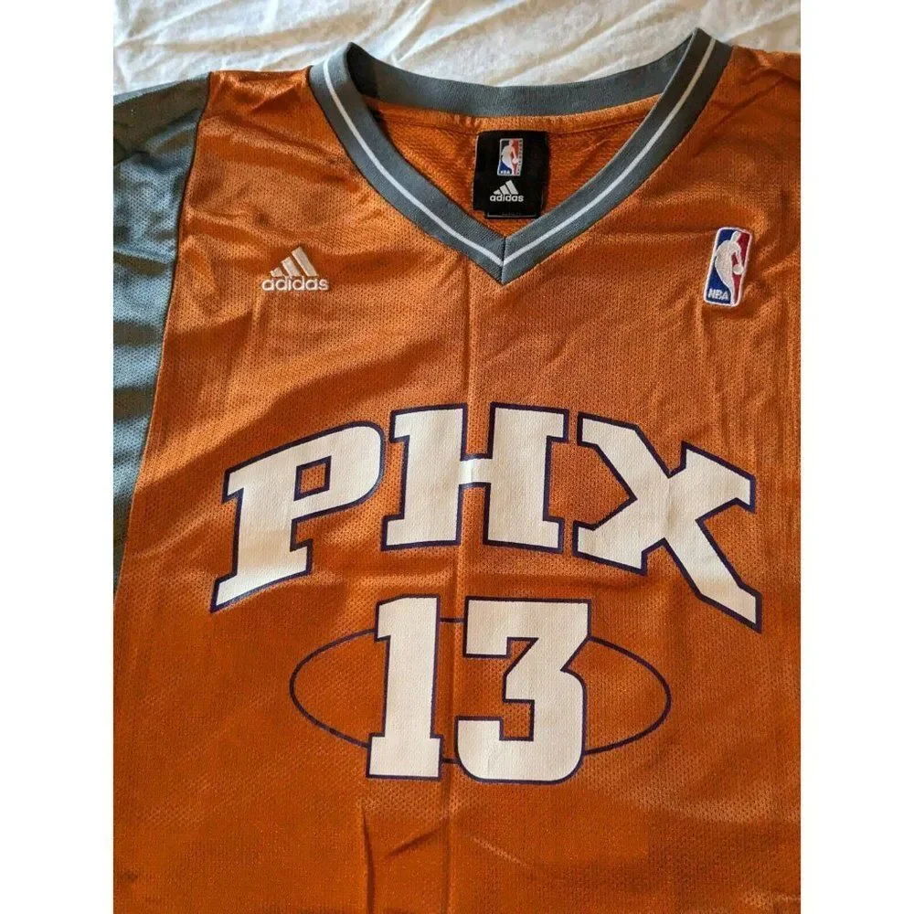 * Phoenix Suns Vintage Alternate Orange Steve Nash #13 Jersey, XL Adult Men